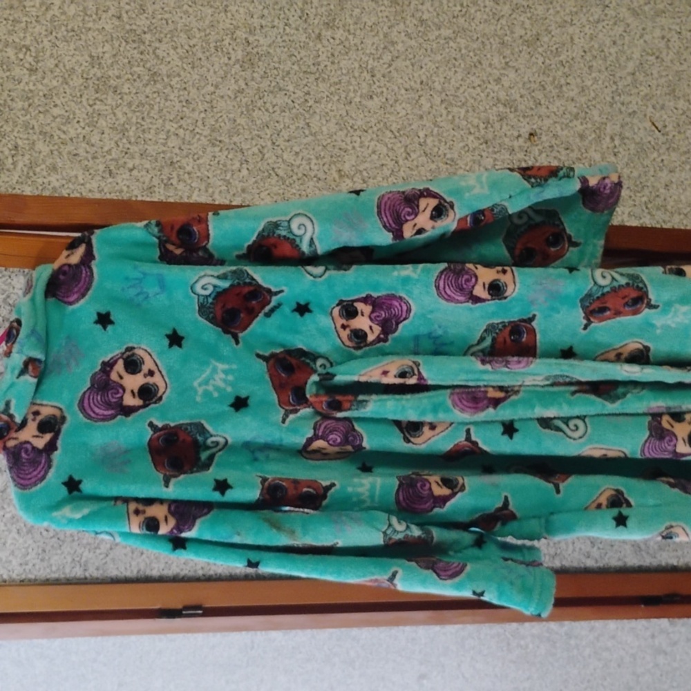Colorful Character LOL Print Robe - Picture 4 of 4